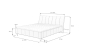 Preview: Gepolstertes Bett - ART80263